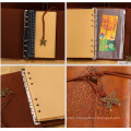 Delicate Top Quality Imitation Leather Handicraft Perfect Gift Journal, Diary, Notebook, Guestbook, Planer, Agenda with Strap